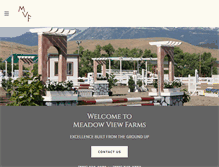 Tablet Screenshot of meadowviewfarms.biz